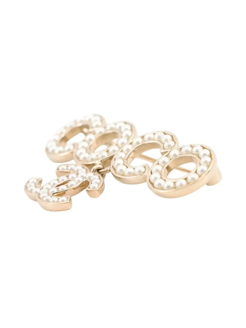 Chanel Cc Logo Brooch Metal #343190C88B